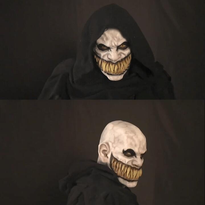 Halloween Horror Balaclava Maske – Totenkopf Sturmhaube Einheitsgröße für Erwachsene