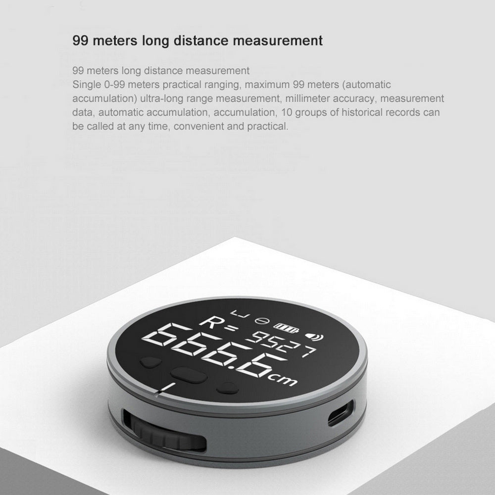 Elektronisches Distanzmessgerät – Digitale Maßband-Alternative mit LCD Display, hochpräzise Messung & handliches Design