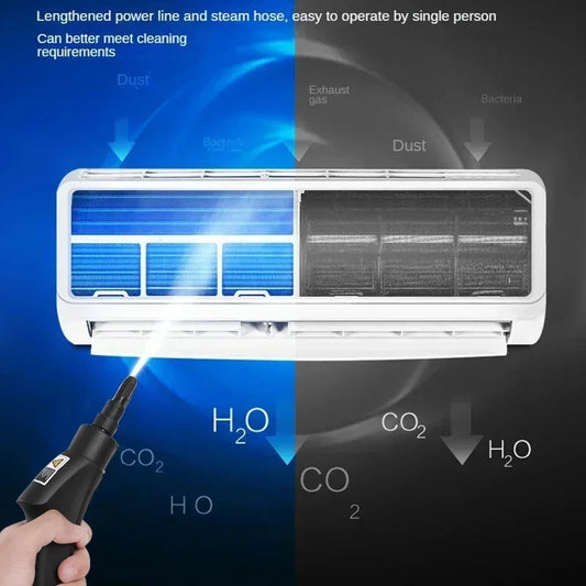 2500W Hand-Dampfreiniger – Hochdruck & Hochtemperatur Dampfgerät für Klimaanlage, Küche, Auto & Bodenreinigung