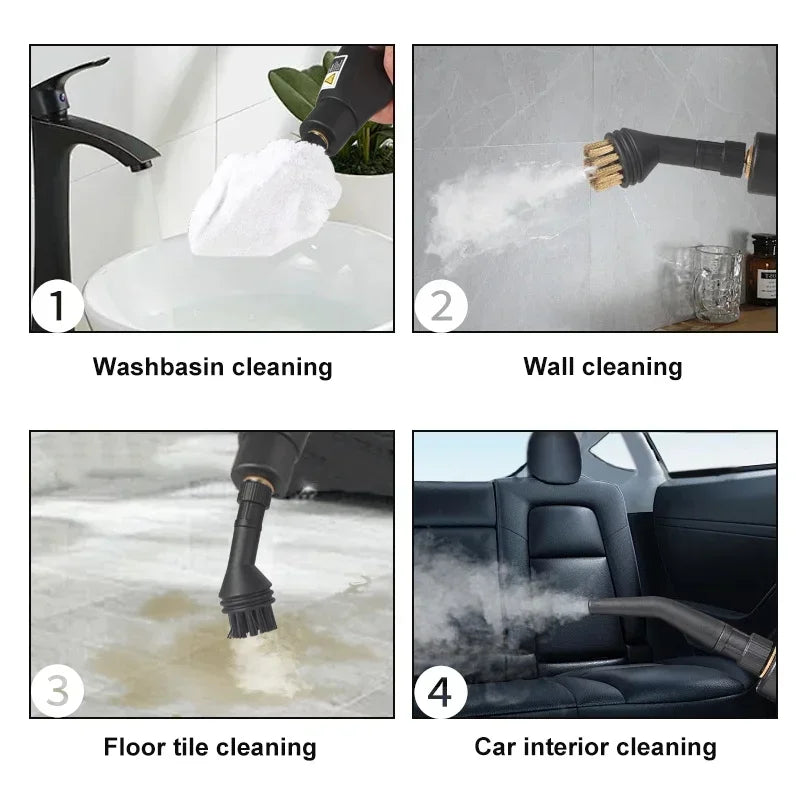 2500W Hand-Dampfreiniger – Hochdruck & Hochtemperatur Dampfgerät für Klimaanlage, Küche, Auto & Bodenreinigung