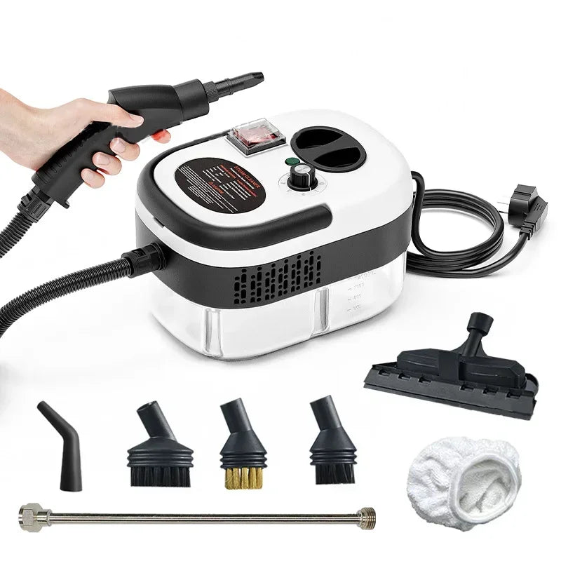 2500W Hand-Dampfreiniger – Hochdruck & Hochtemperatur Dampfgerät für Klimaanlage, Küche, Auto & Bodenreinigung
