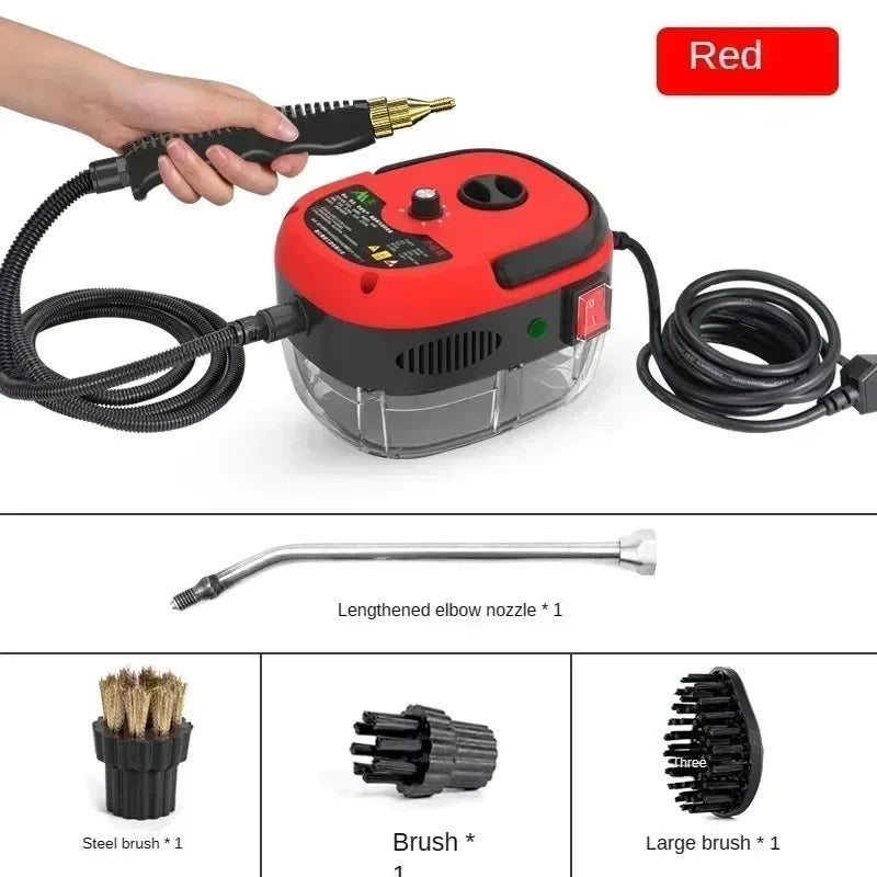2500W Hand-Dampfreiniger – Hochdruck & Hochtemperatur Dampfgerät für Klimaanlage, Küche, Auto & Bodenreinigung