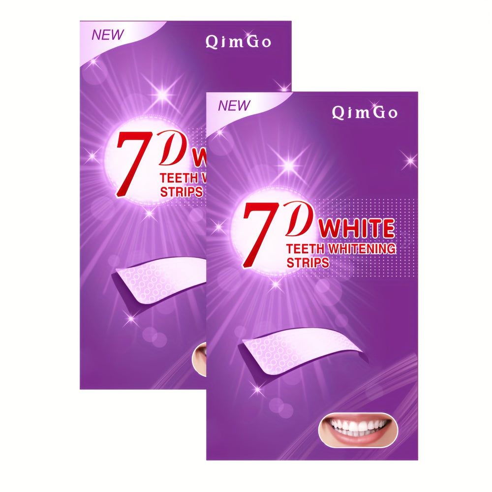 🦷 56 Stück (28 Paare) – 7D Purple Teeth Whitening Strips