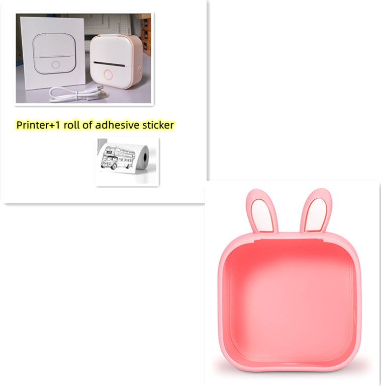 Mini Thermodrucker tragbar – Bluetooth Label Printer & Foto Printer für Zuhause, Büro & Schule
