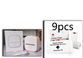 Mini Thermodrucker tragbar – Bluetooth Label Printer & Foto Printer für Zuhause, Büro & Schule
