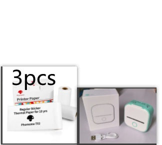 Mini Thermodrucker tragbar – Bluetooth Label Printer & Foto Printer für Zuhause, Büro & Schule