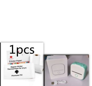 Mini Thermodrucker tragbar – Bluetooth Label Printer & Foto Printer für Zuhause, Büro & Schule