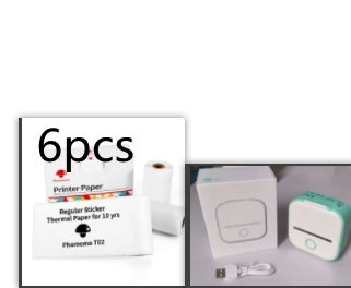 Mini Thermodrucker tragbar – Bluetooth Label Printer & Foto Printer für Zuhause, Büro & Schule