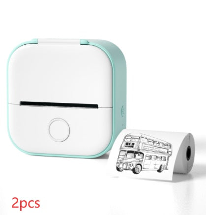 Mini Thermodrucker tragbar – Bluetooth Label Printer & Foto Printer für Zuhause, Büro & Schule
