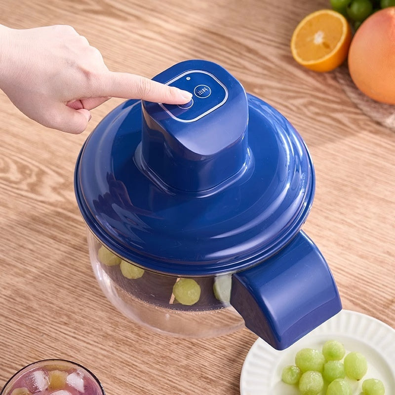 Automatischer Elektrischer Traubenschäler – (ohne Lader)  Wiederaufladbare Obstschälmaschine, Hands-Free Hautentferner & Küchenhelfer