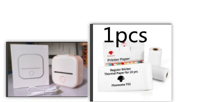 Mini Thermodrucker tragbar – Bluetooth Label Printer & Foto Printer für Zuhause, Büro & Schule