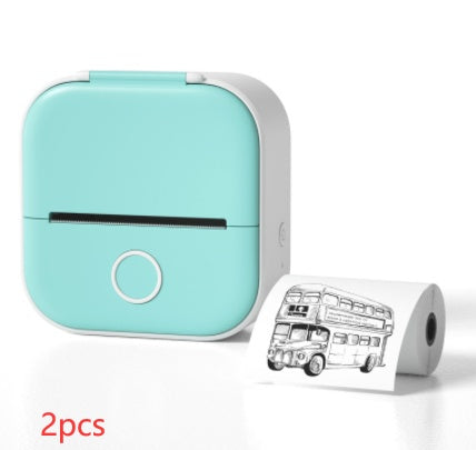 Mini Thermodrucker tragbar – Bluetooth Label Printer & Foto Printer für Zuhause, Büro & Schule