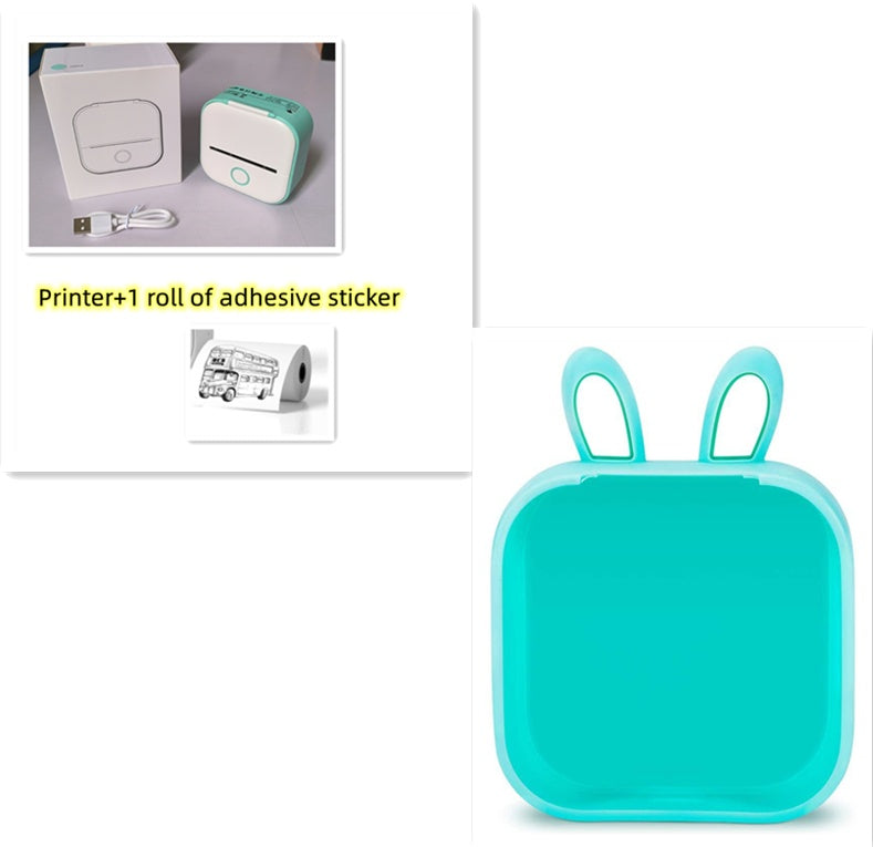 Mini Thermodrucker tragbar – Bluetooth Label Printer & Foto Printer für Zuhause, Büro & Schule