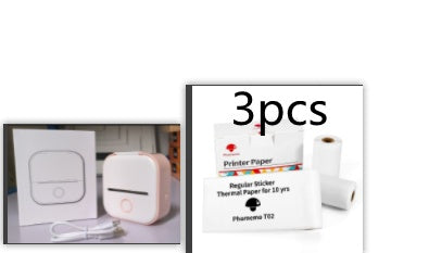 Mini Thermodrucker tragbar – Bluetooth Label Printer & Foto Printer für Zuhause, Büro & Schule