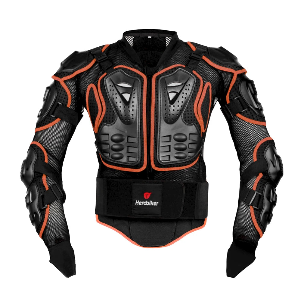 Motorradjacke mit Protektoren für Herren – Motorrad Body Armor, Schutzjacke für Motocross, Racing & Offroad, Snowboard, Skateboard extreme Sport