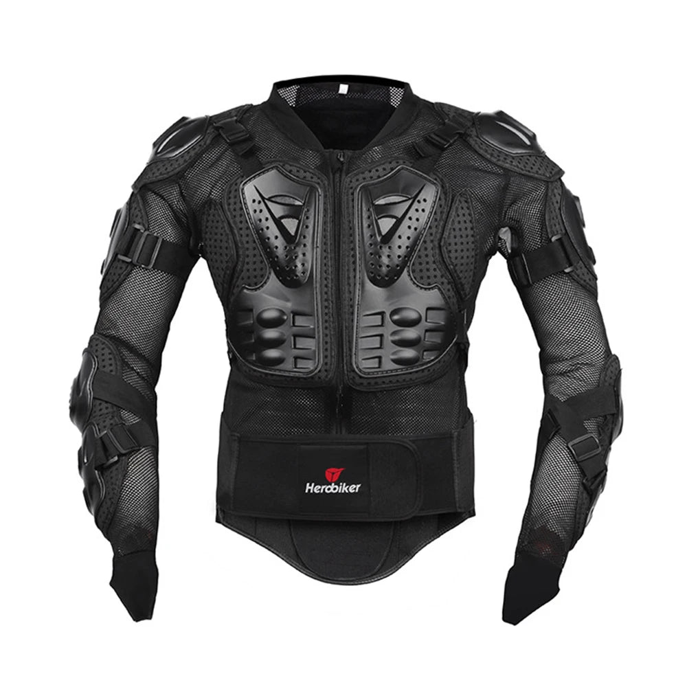 Motorradjacke mit Protektoren für Herren – Motorrad Body Armor, Schutzjacke für Motocross, Racing & Offroad, Snowboard, Skateboard extreme Sport