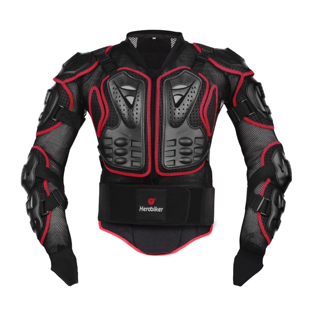 Motorradjacke mit Protektoren für Herren – Motorrad Body Armor, Schutzjacke für Motocross, Racing & Offroad, Snowboard, Skateboard extreme Sport