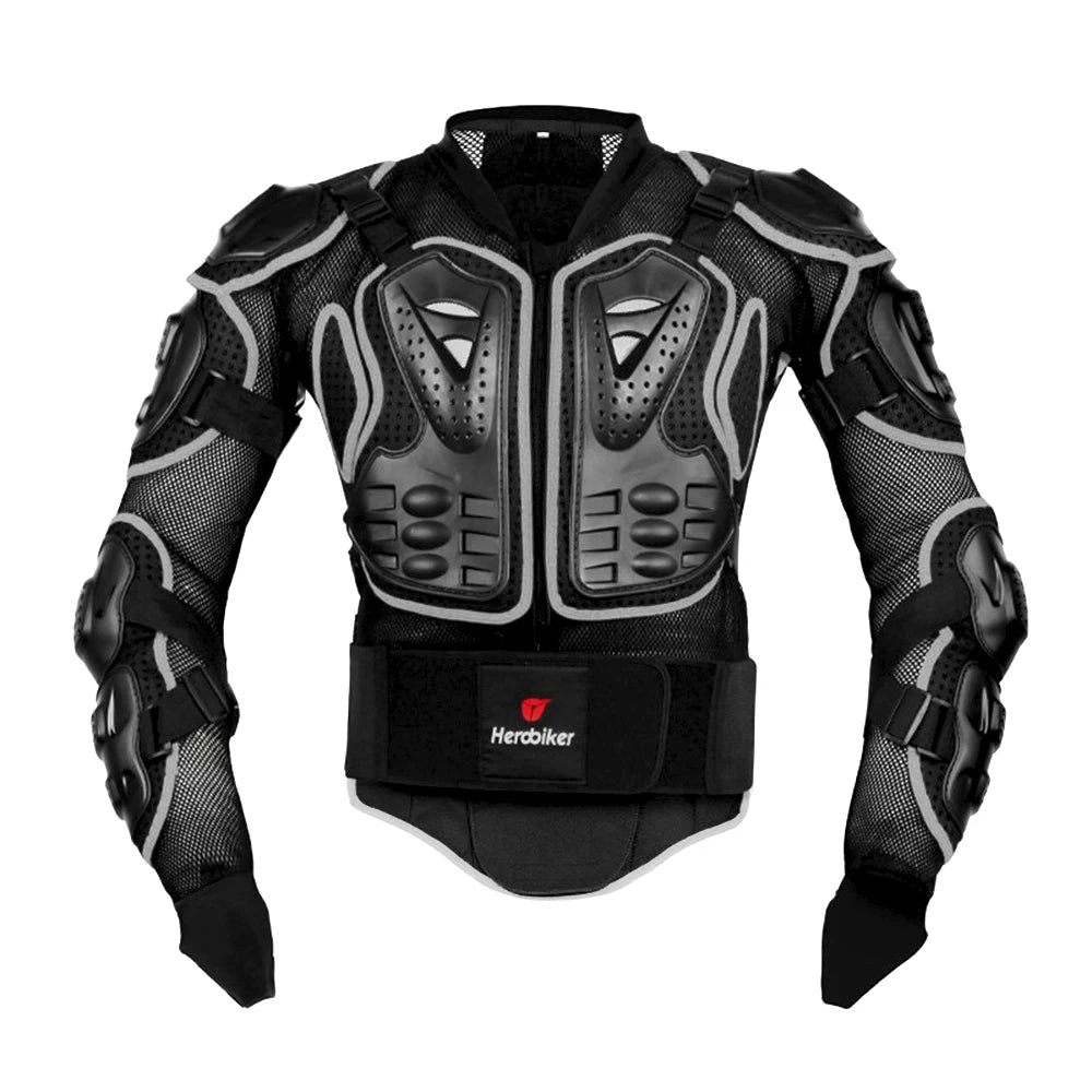 Motorradjacke mit Protektoren für Herren – Motorrad Body Armor, Schutzjacke für Motocross, Racing & Offroad, Snowboard, Skateboard extreme Sport
