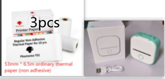 Mini Thermodrucker tragbar – Bluetooth Label Printer & Foto Printer für Zuhause, Büro & Schule