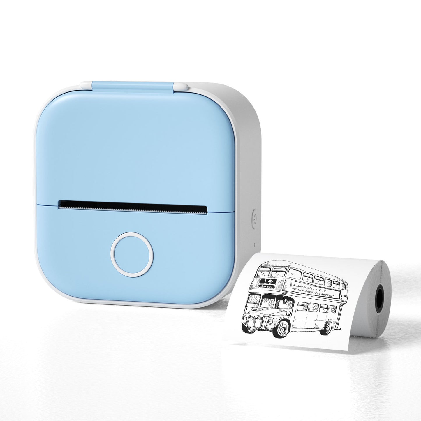 Mini Thermodrucker tragbar – Bluetooth Label Printer & Foto Printer für Zuhause, Büro & Schule