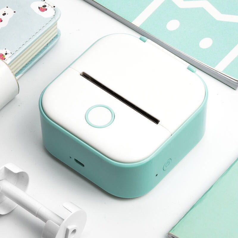 Mini Thermodrucker tragbar – Bluetooth Label Printer & Foto Printer für Zuhause, Büro & Schule