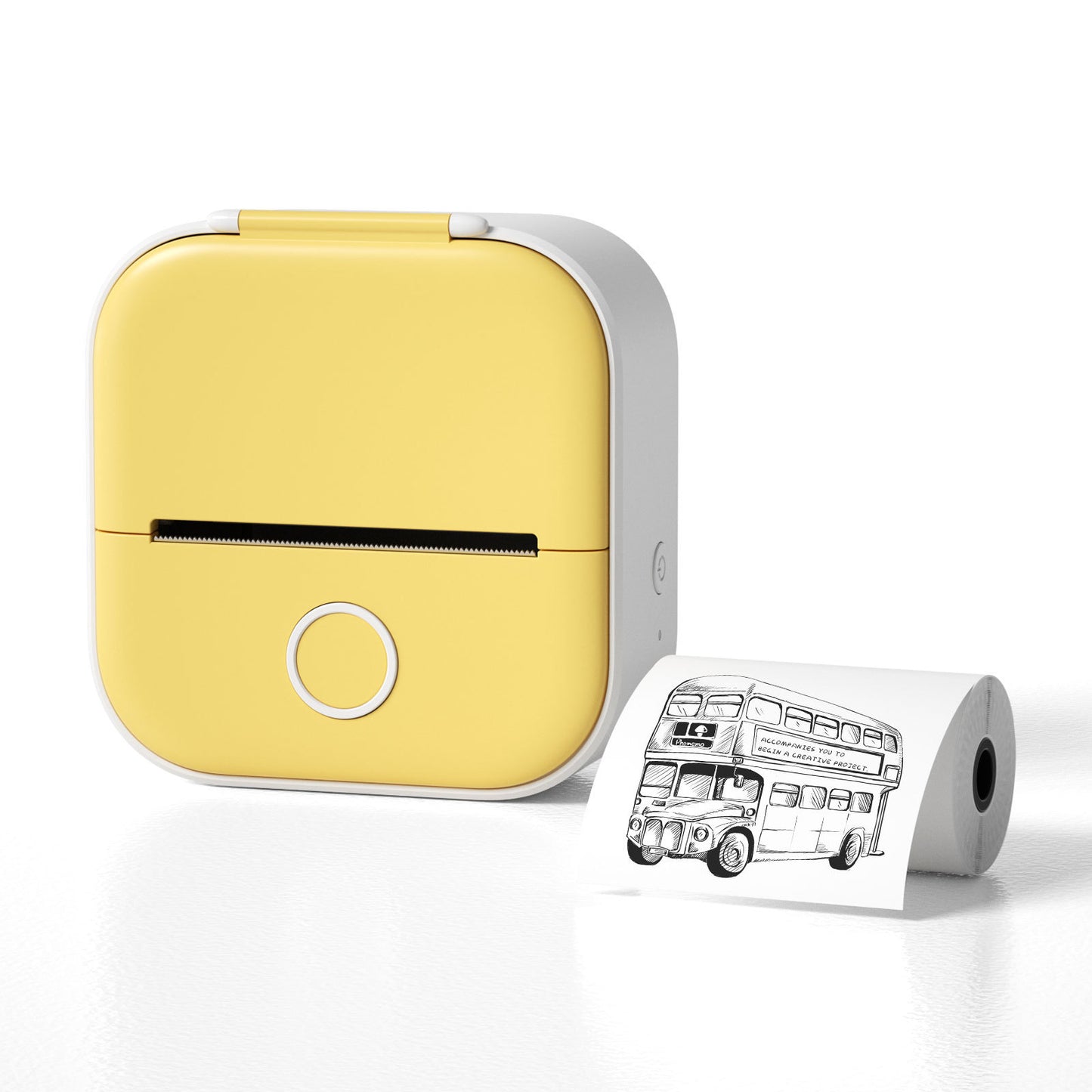 Mini Thermodrucker tragbar – Bluetooth Label Printer & Foto Printer für Zuhause, Büro & Schule