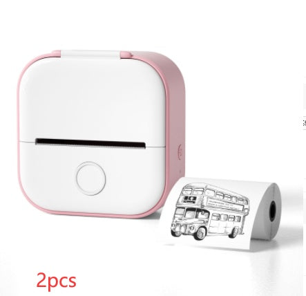 Mini Thermodrucker tragbar – Bluetooth Label Printer & Foto Printer für Zuhause, Büro & Schule