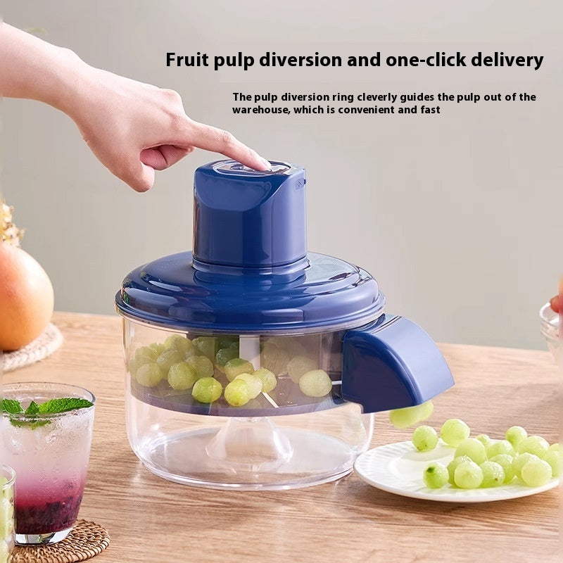 Automatischer Elektrischer Traubenschäler – (ohne Lader)  Wiederaufladbare Obstschälmaschine, Hands-Free Hautentferner & Küchenhelfer